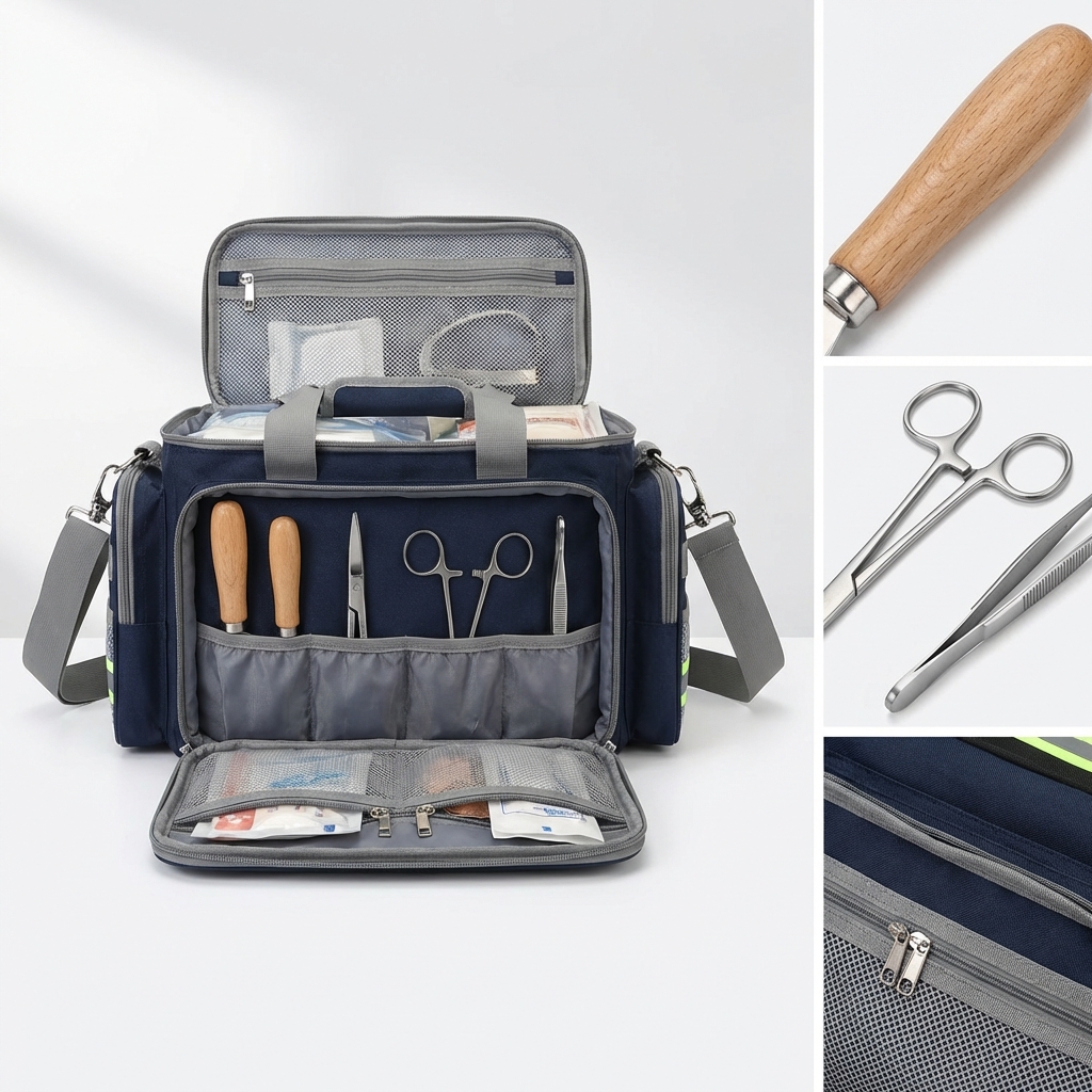 Portable Emergency First Aid Kit Bag