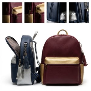 Urban Voyager Backpack - Faux Leather Daypack