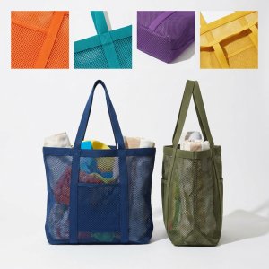 Coastal Mesh Market Tote
